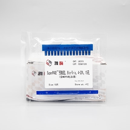 SuperPAGE™ 预制胶，Bis-Tris，4~20%，15孔(含MOPS电泳液)(即将下架)