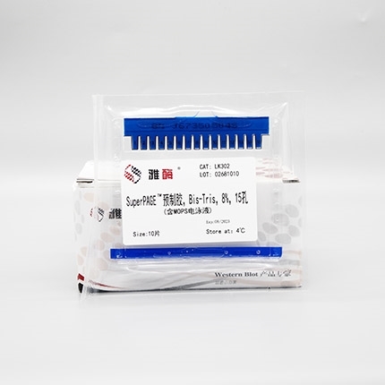 SuperPAGE™ 预制胶，Bis-Tris，8%，15孔(含MOPS电泳液)(即将下架)